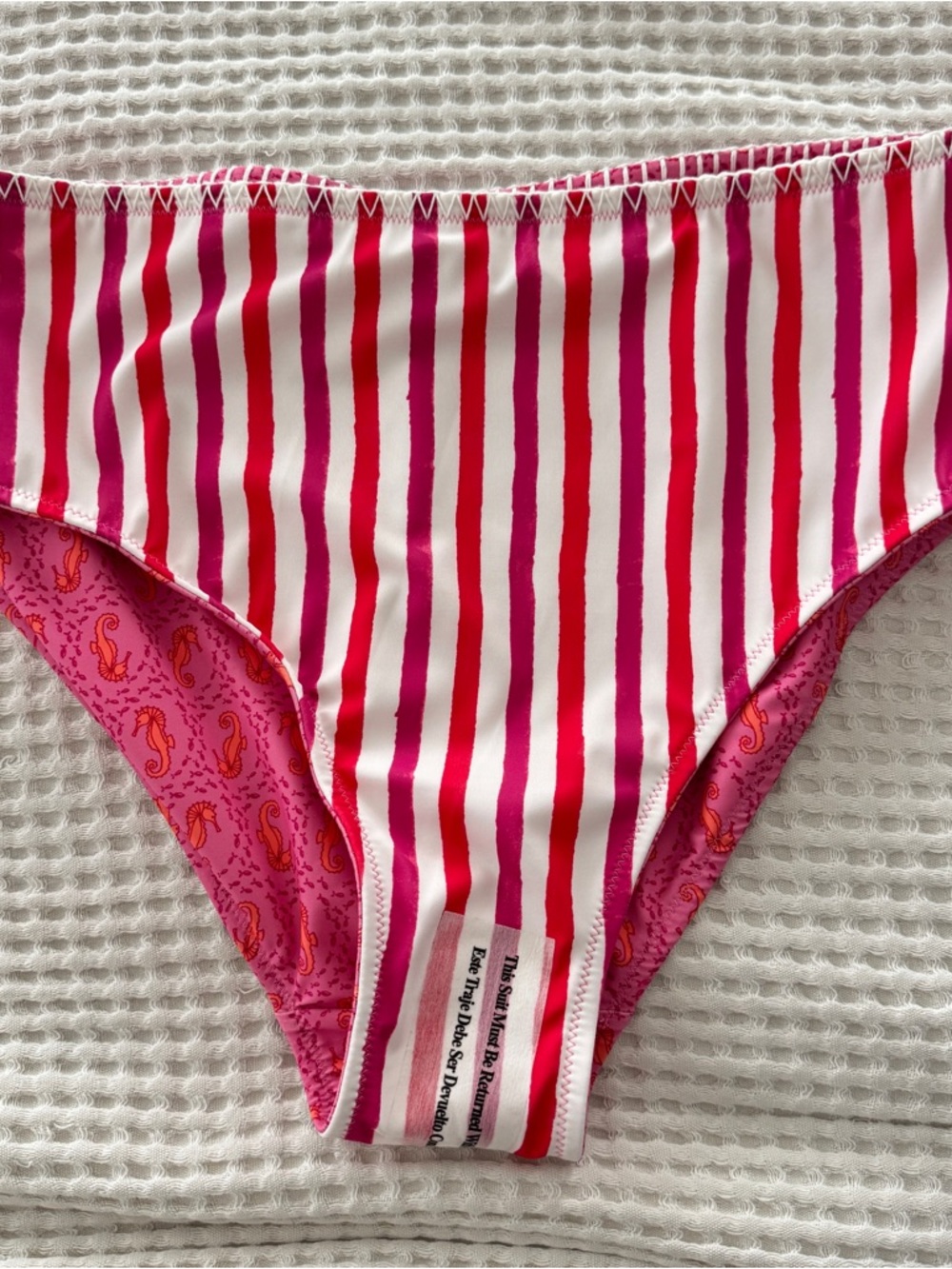 Reversible Seahorse Bikini Set from Roller Rabbit x Target NWT szXL - Picture 11 of 15